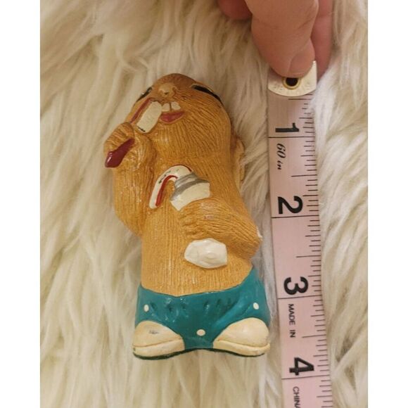 Vintage Rabbit Figurine Pepiware Bunny England Stoneware Easter "Twinkle" - Picture 5 of 8